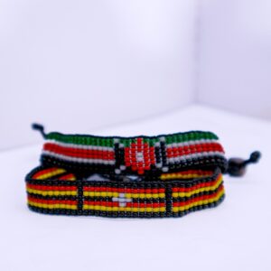 Uganda Flag Bracelet