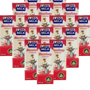 Lato Strawberry Flavored Milk (250ml)- Pack of 24