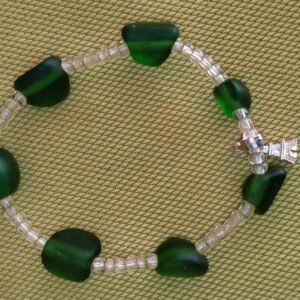 Recycled Glass Eiffel Tower Charm