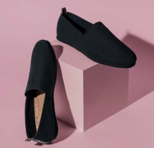 Swave Brand Shoes- The Black Calvin Slip-on