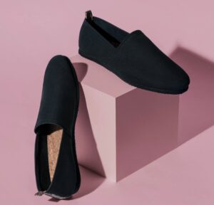 Swave Brand Shoes- The Black Calvin Slip-on