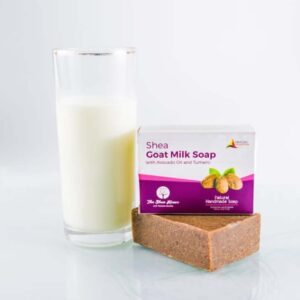 The Shea House Goat Milk Soap with Avocado Oil and Turmeric- 100g