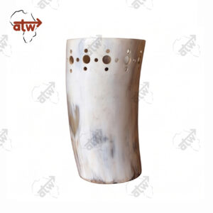 Cow Horn Candle Holder- Medium