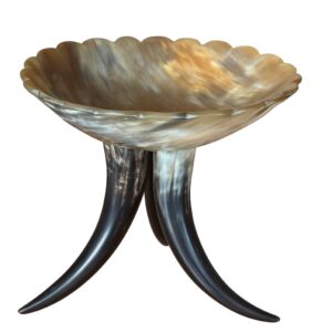 Standing Horn Fruit Bowl