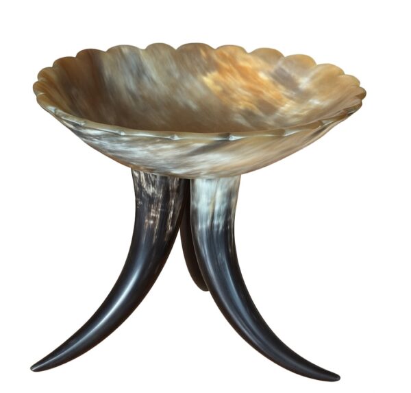 Standing Horn Fruit Bowl