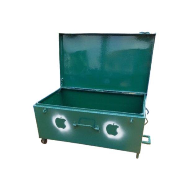 Medium Metallic School Case With Rollers - Image 2