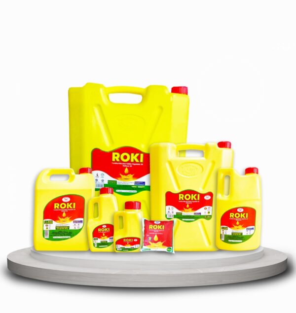 Roki Vegetable Cooking Oil- 500ML - Image 2