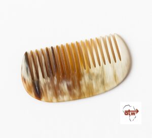 Handmade Horn Comb- African Jewelry Horn Comb