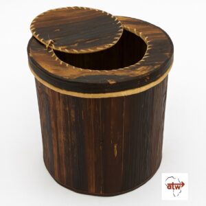 Indoor Banana Fibre (Byayi) Wastebasket