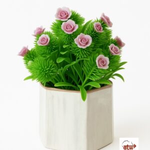 Horn & Brass Vase