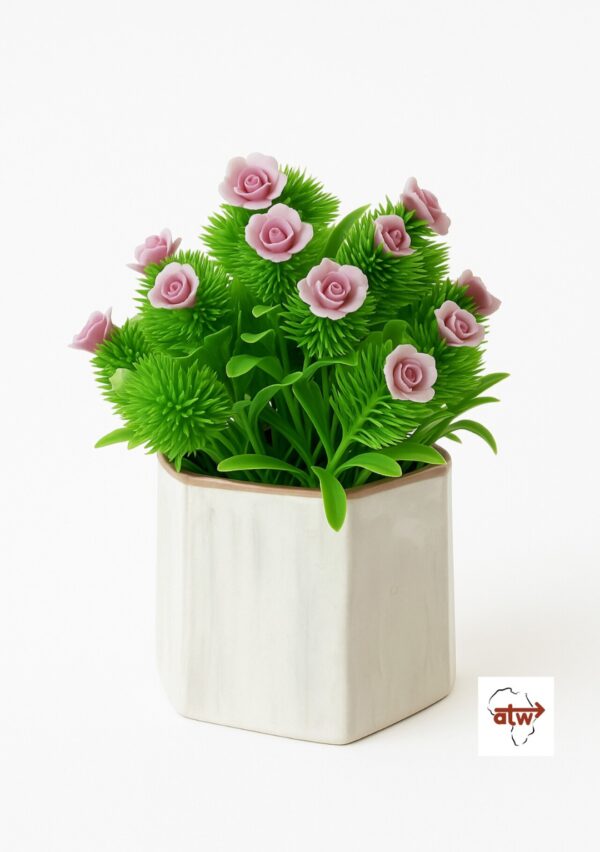 Horn & Brass Vase