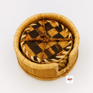 Byayi (Banana Fibre) Set Of 6 Drink Coasters