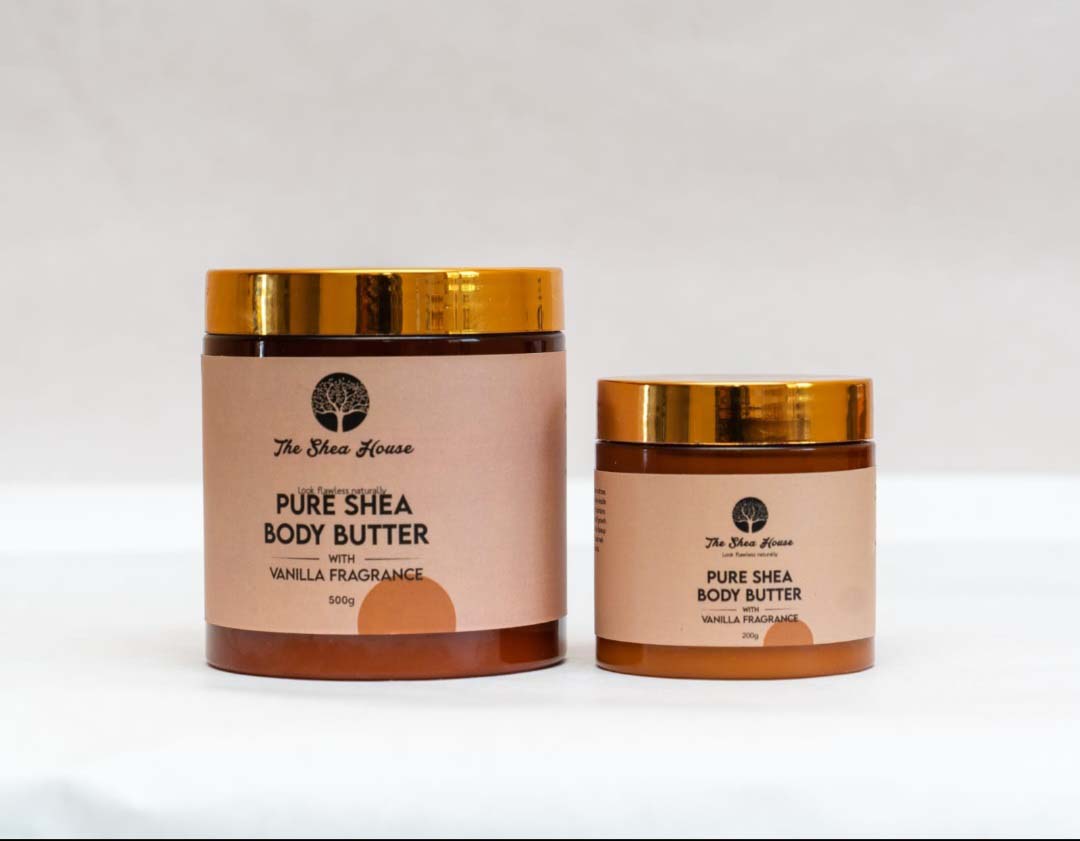 The Shea House- Pure Shea Body Butter With Vanilla Fragrance- 500g - Image 2