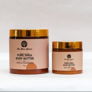 The Shea House- Pure Shea Body Butter With Vanilla Fragrance- 500g