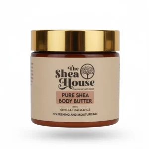 The Shea House- Pure Shea Body Butter With Vanilla Fragrance- 500g