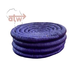 Home Decor Rope Drink Coasters- 4 Piece Set