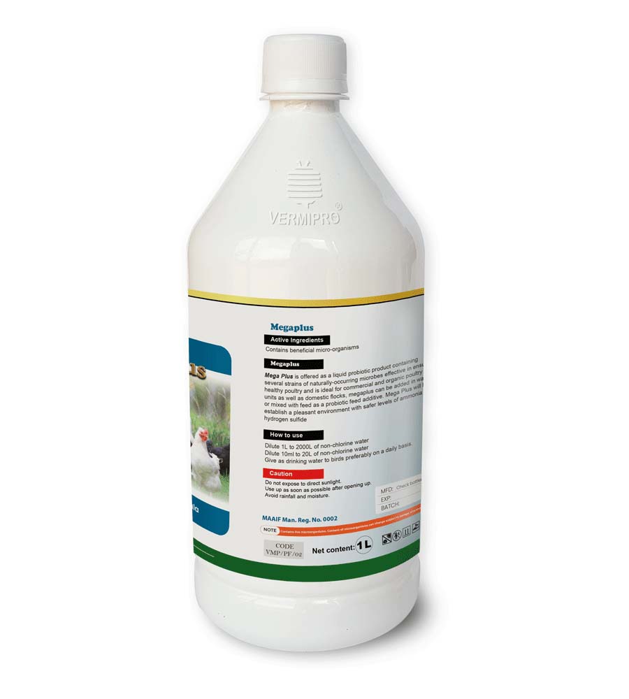 Vermipro Mega Plus Probiotic Active Formula- 1L - Image 2