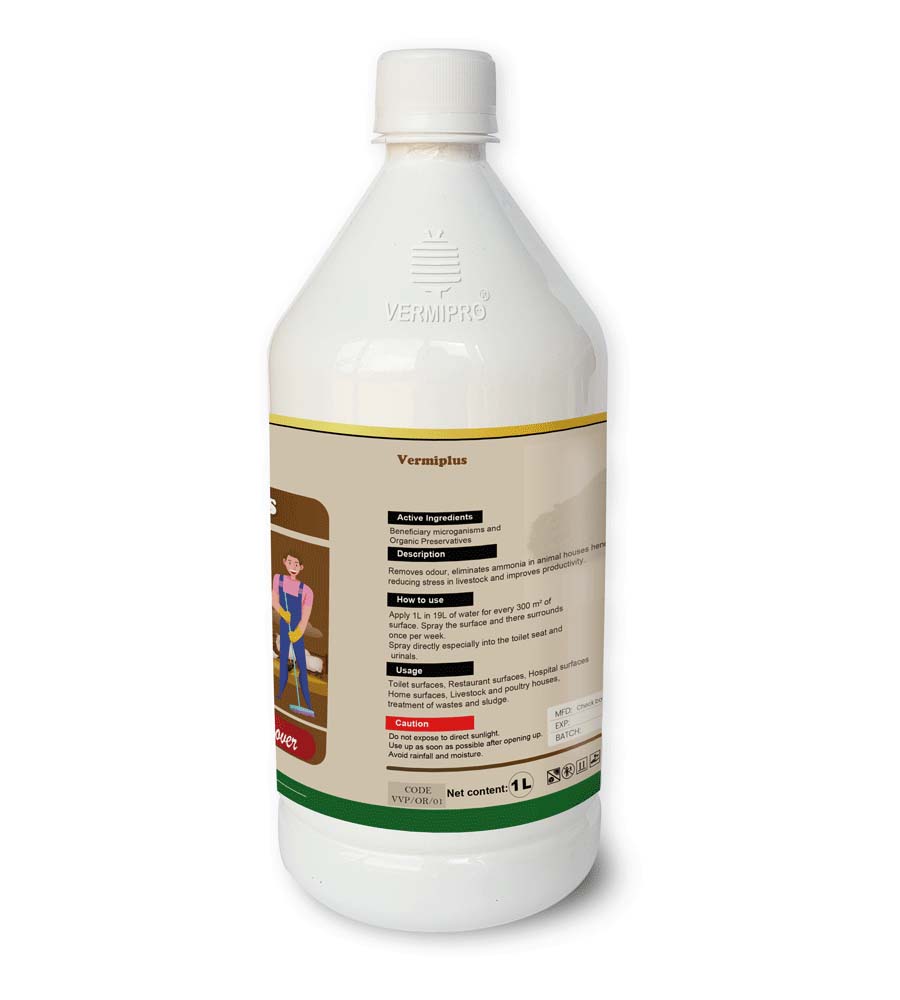 Vermiplus Ultimate Odor Remover- 1L - Image 2