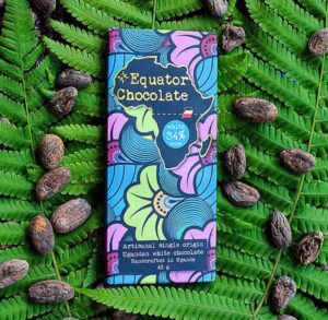 Equator Chocolate- Artisanal Single Origin Ugandan White Chocolate (34% Cocoa)- 45g