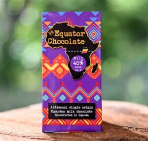 Equator Chocolate- 80g Premium Milk Chocolate Bar (40% Cocoa)