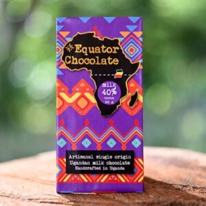 Equator Chocolate- 80g Premium Milk Chocolate Bar (40% Cocoa)