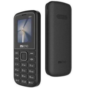 MiOne AB3- Dual SIM 1.77"1050mAh Wireless FM Spotlight Torch