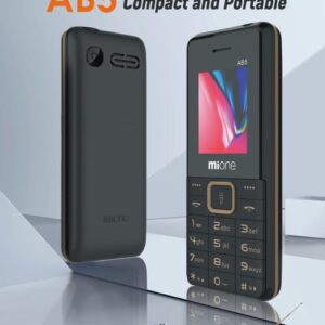 MiOne AB5- Dual SIM 1.77″2500mAh Wireless FM Spotlight Torch