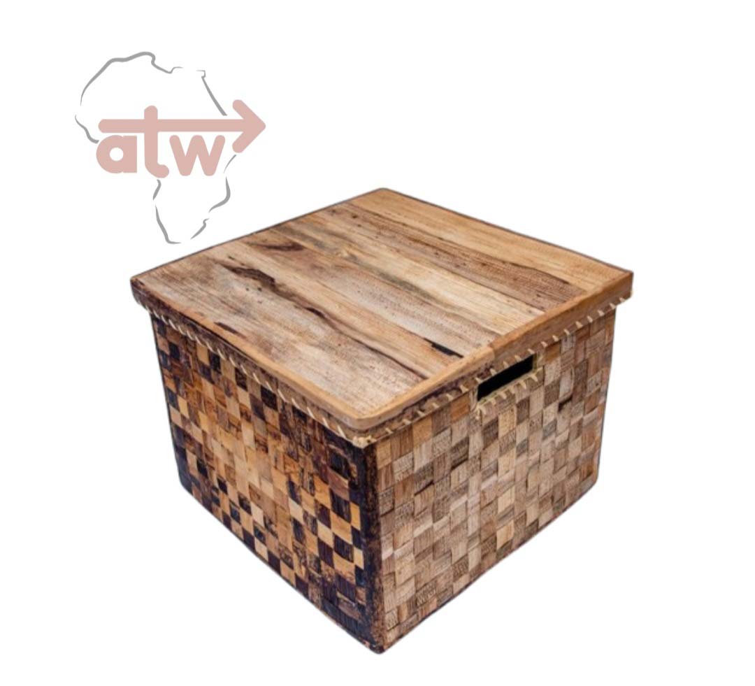 Large Banana Fibre (Byayi) Storage Basket - Image 2