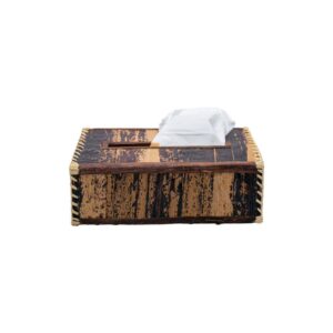 Dark Banana Fibre ( Byayi) Tissue Holder