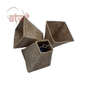 Banana Fibre Pyramid Lampshade