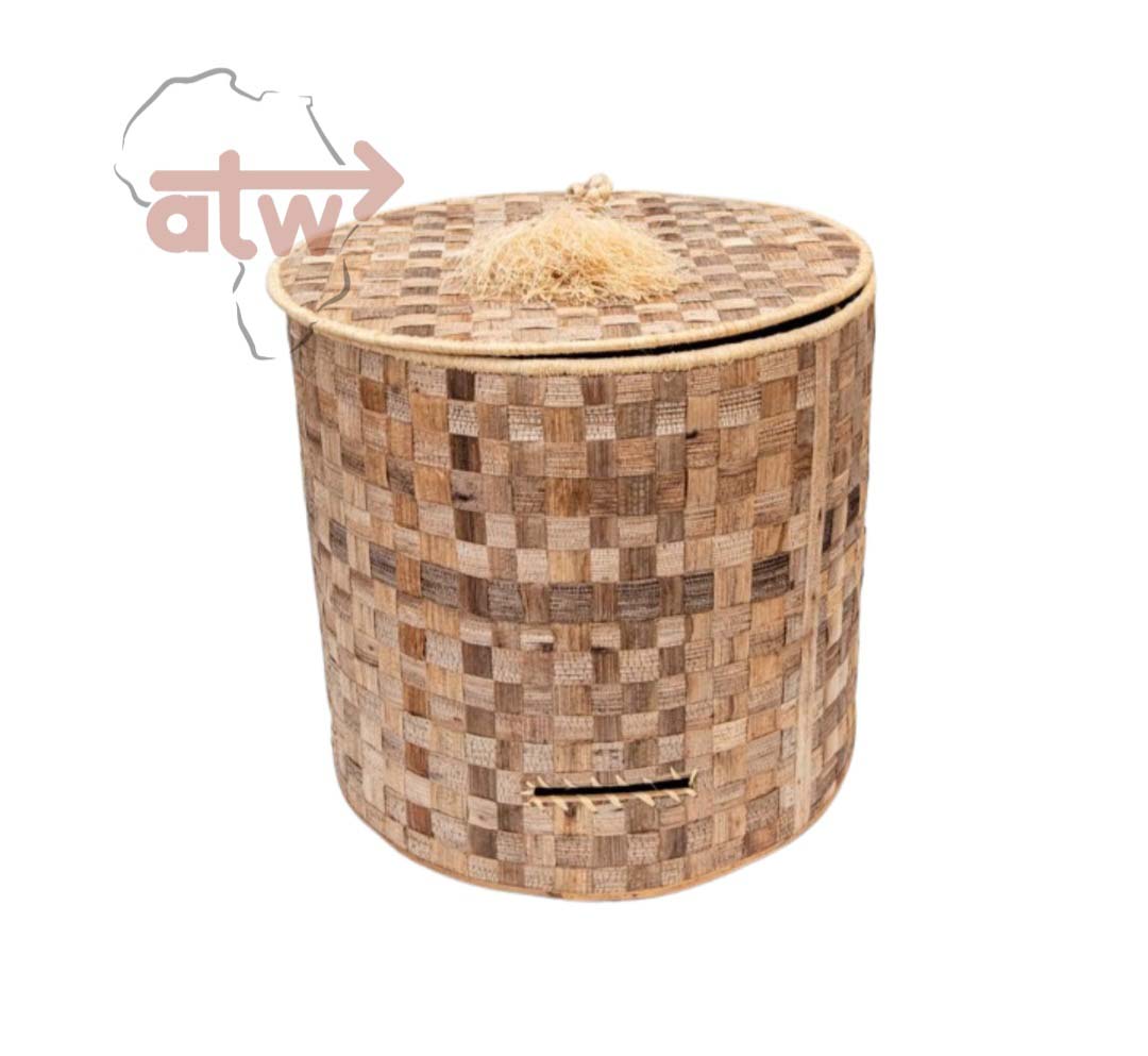 Handwoven Byayi Laundry Basket- Large - Image 2