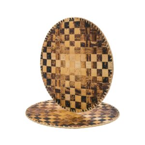 Byayi (Banana Fibre) Set Of 6 Round Placemats