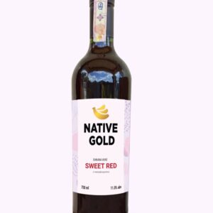 Native Gold Sweet Red Banana Wine- 750ml