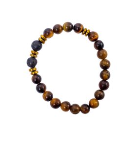 Brown Male Stone Bangle