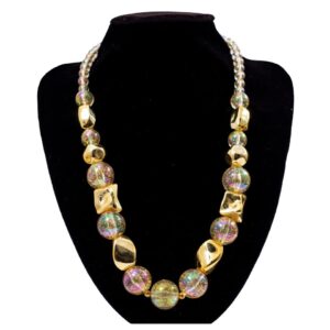 Crystal & Bead Necklace