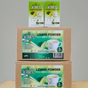 Chucks Dried Whole Lemon Powder Carton (12 Packs)