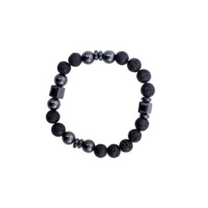 Black Male Stone Bangle