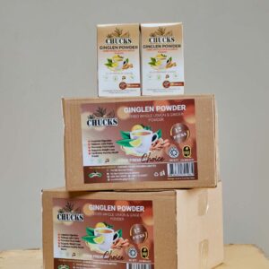 Chucks Dried Whole Lemon & Ginger Powder Carton (12 Packs)