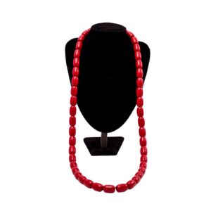 Red Bead Male Necklace