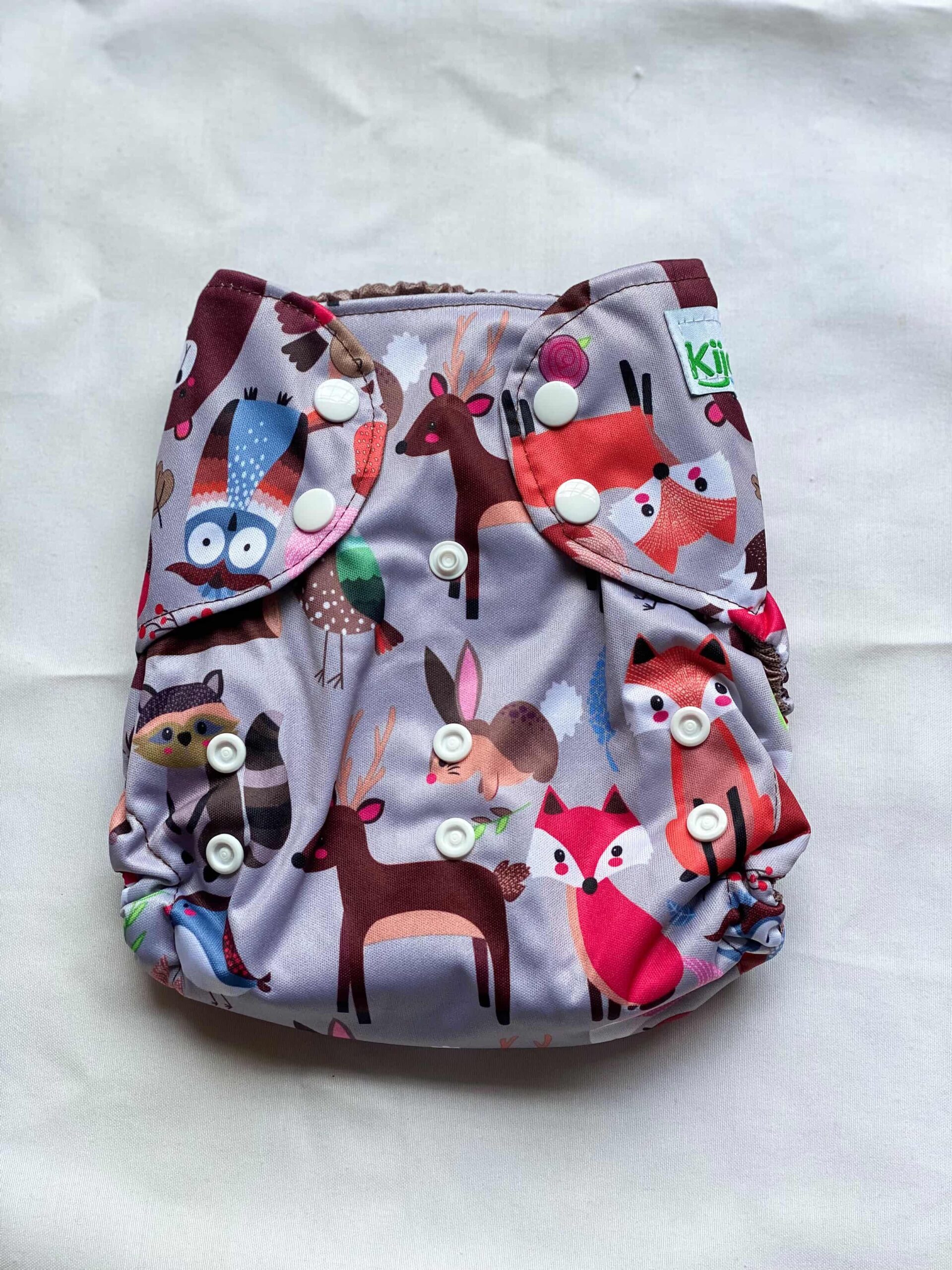 Kijani Deluxe Animal Print Reusable Diaper (5-20kg)