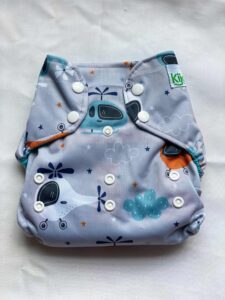 Kijani Deluxe Chopper Print Reusable Diaper (5-20kg)