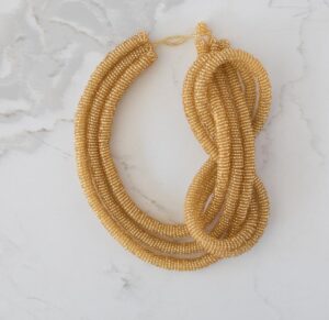 Ribbon Bead Necklace