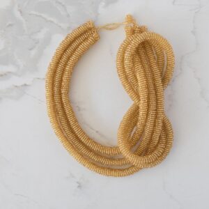 Ribbon Bead Necklace