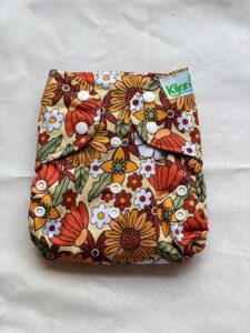 Kijani Deluxe Leaf Print Reusable Diaper (5-20kg)