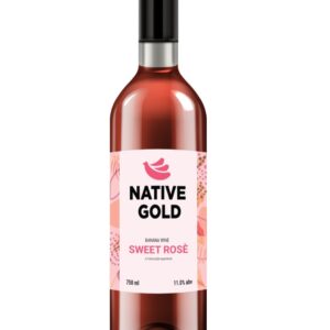 Native Gold Sweet Rose Wine- 750ml
