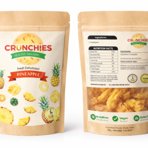 Crunchies Dried Pineapple Fruit- 120g