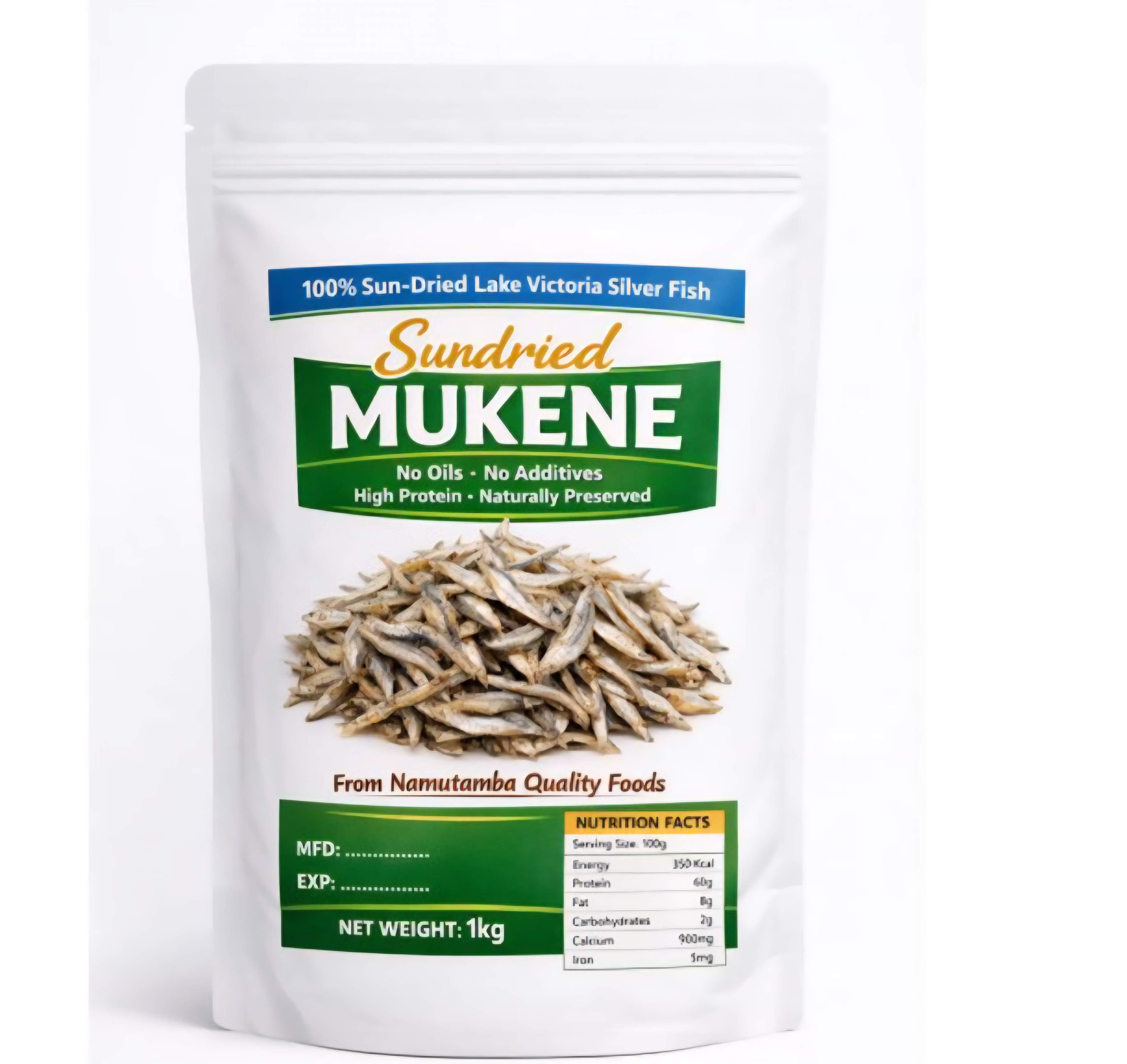 Sundried Silver Fish (Mukene)- 1kg