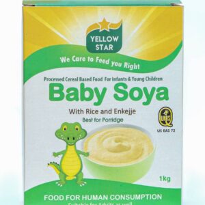 Yellow Star Baby Soya With Rice And Nkejje- 1kg