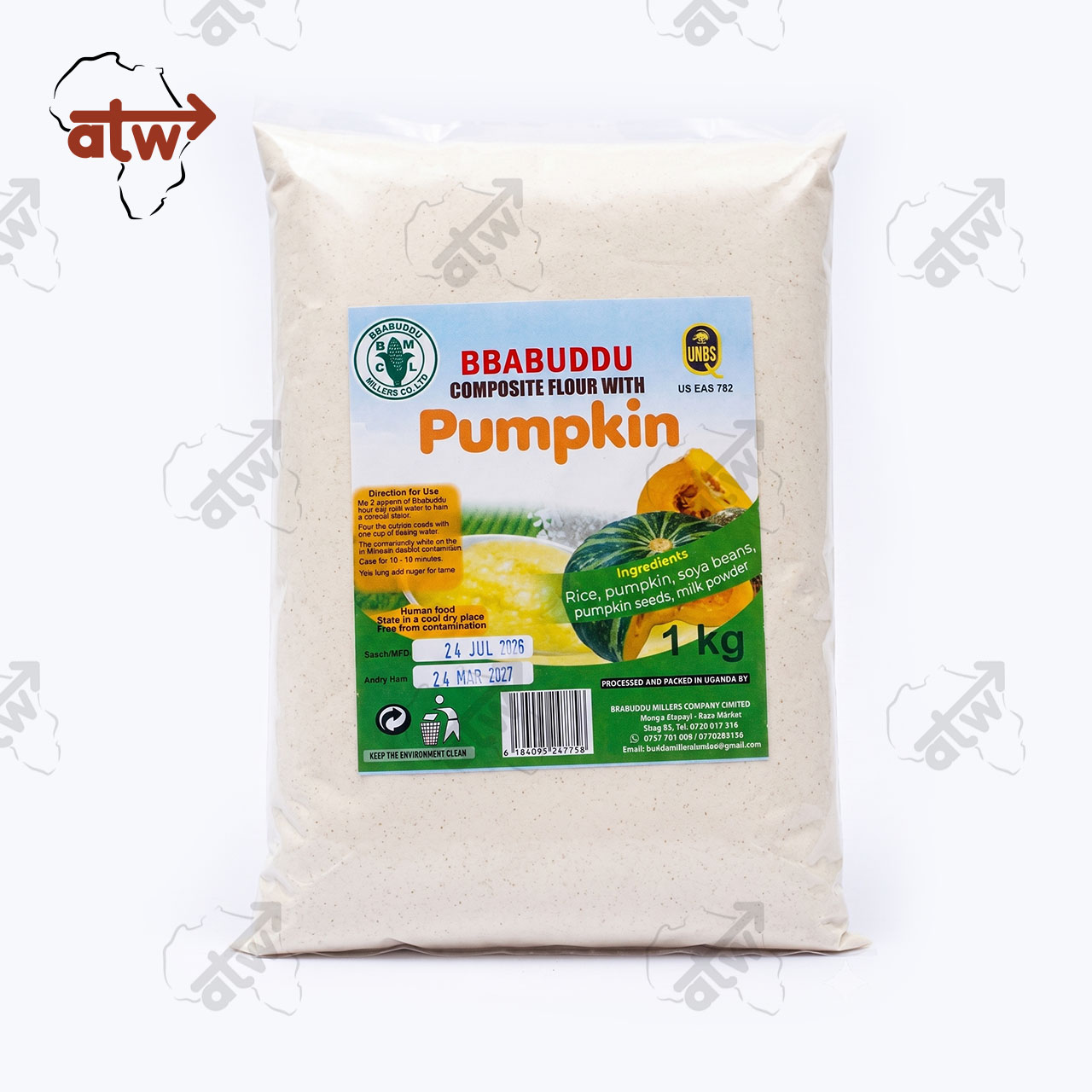 Bbabuddu Composite Flour With Pumpkin- 1kg