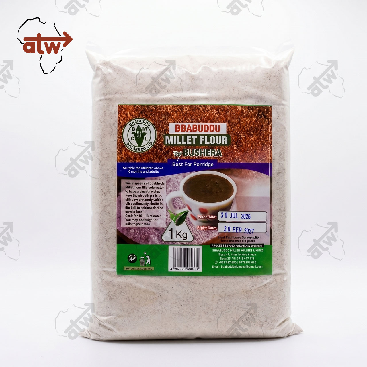 Bbabuddu Millet Flour For Bushera- 1kg